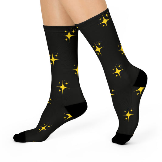 Stars Cushioned Crew Socks